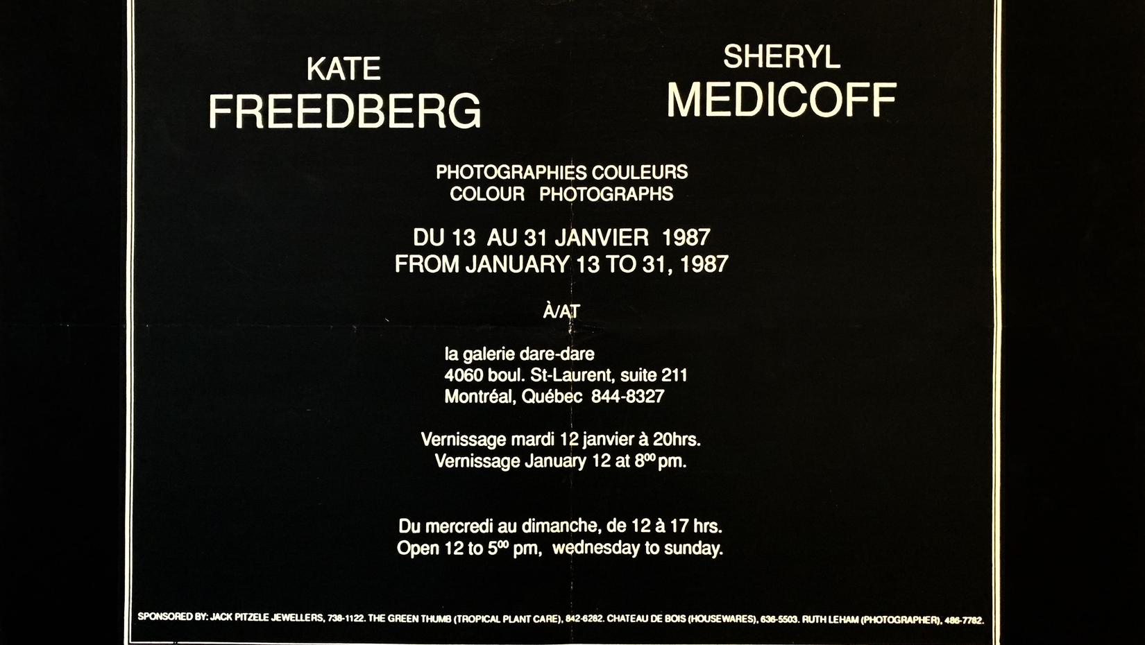 Kate Freedberg and Sheryl Medicoff