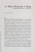 Le Black Mountain College : Enseignement artistique et avant-garde