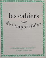 Les cahiers des impossibles no2