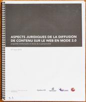 Aspects juridiques de la diffusion de contenu sur le web en mode 2.0.